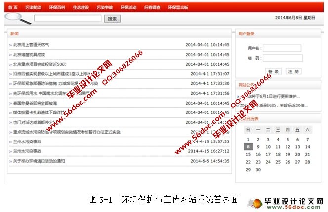 环境保护与宣传网站的设计与实现(SQLServer)