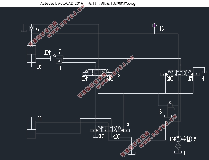 PLC1200Һѹʽѹϵͳ(CADͼ)