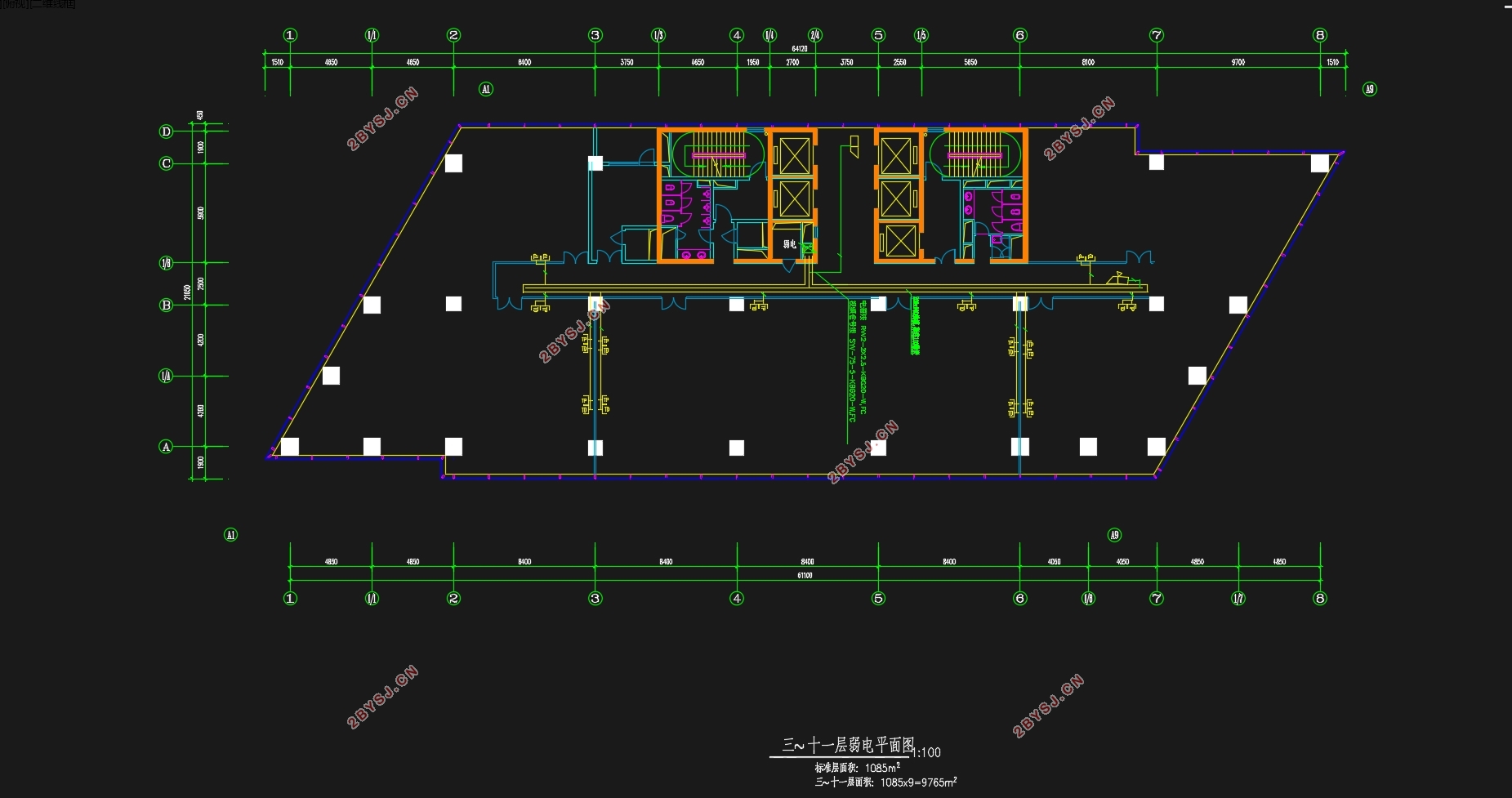 上海某大厦公共安全与综合布线设计(含CAD图)