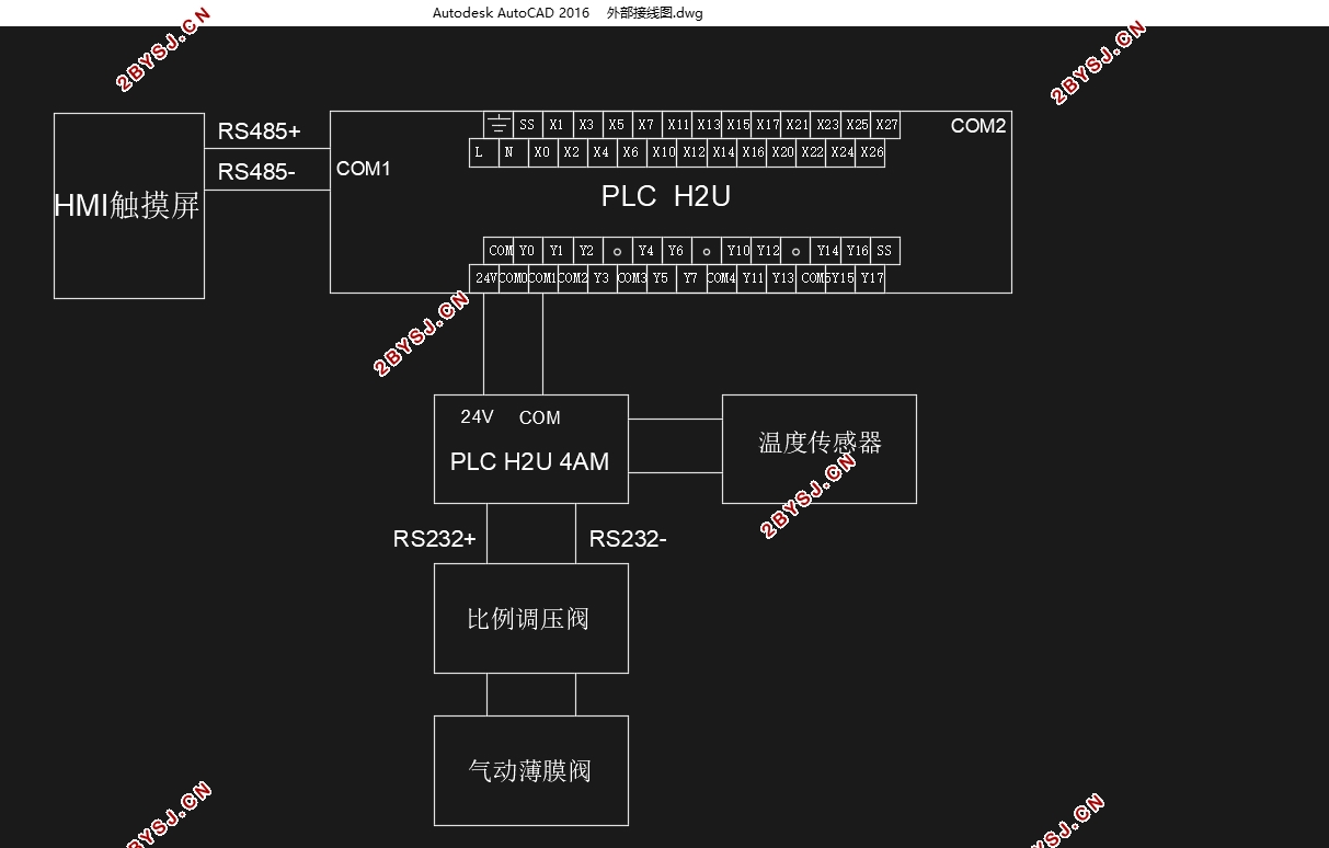 ɴͲ¶ȿϵͳ(CADԭͼ,PLC,HMI)