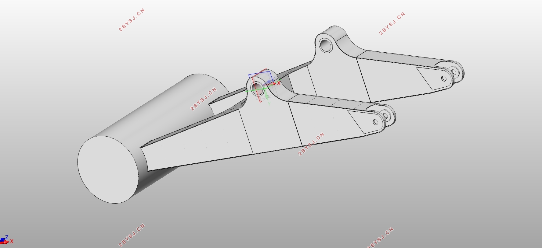 42t-33mʽػƽṹ(CADͼ,SolidWorksάͼ)