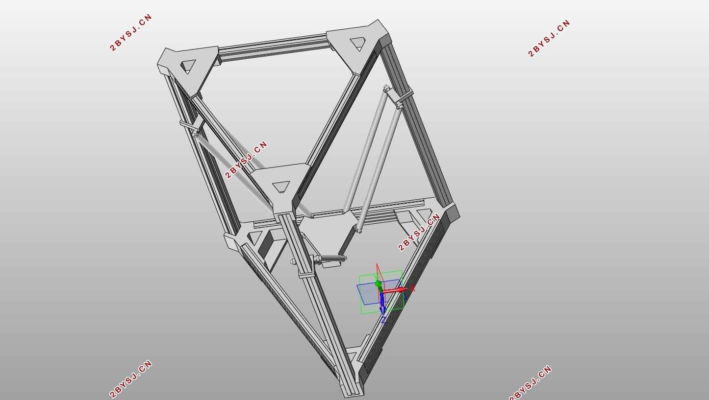 Deltaṹ3DӡƼ(SolidWorksάͼ)