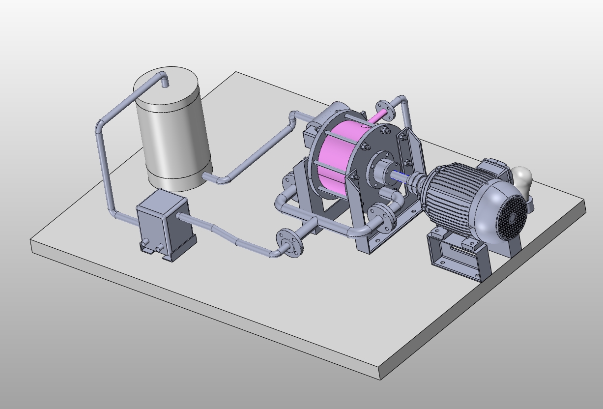 �����ʿ�ѭ���ķ���ʵ��װ�����(��CADͼ,SolidWorks��άͼ)