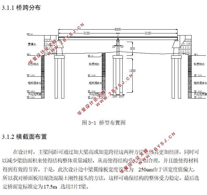 三跨(45 70 45m)预应力混凝土变截面连续箱梁桥施工图