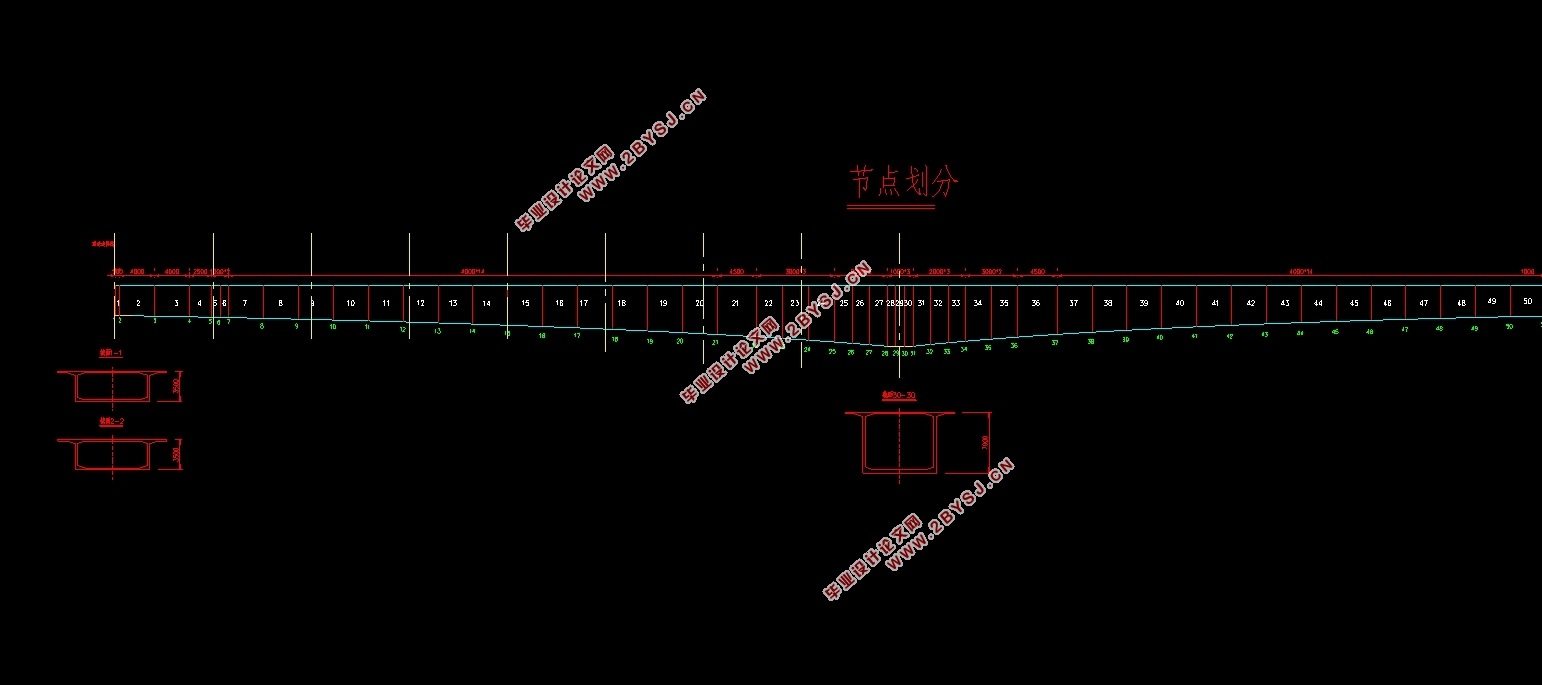 UHPC150mŽṹ(90m+150m+90m)(CADͼ)