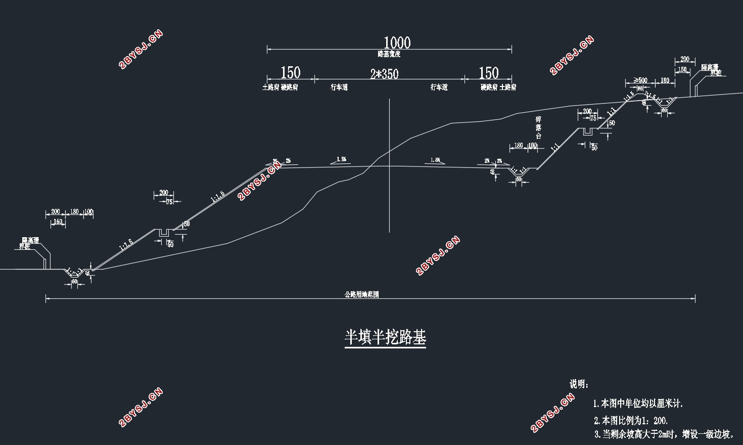 ĳʯͳ1.5Km·(CADͼ)