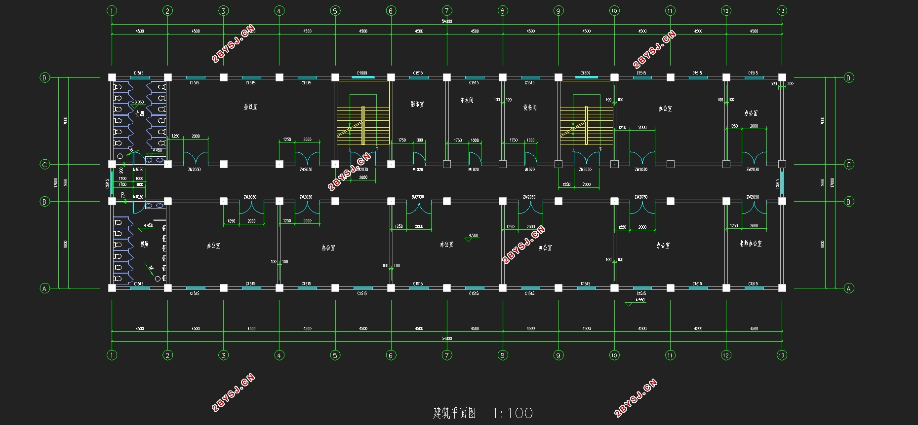 4590ƽ׽ɽĳѧ칫¥(ͼṹͼ)